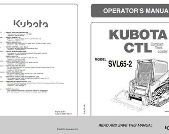 Instrukcja obsługi Kubota SVL65-2 (wersja cyfrowa do pobrania)