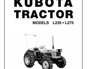 Instrukcja obsługi ciągnika Kubota L235-L275 (wersja cyfrowa do pobrania)