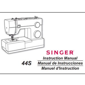 Singer Sewing Machine Heavy Duty 44S User Manual Singer User Manual Singer User Manual Digital Download