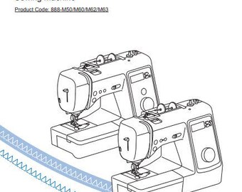 Brother TY600C sewing machine manual PDF download