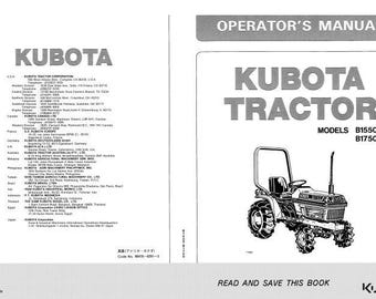 Instrukcja obsługi ciągnika Kubota B1550 B1750 (wersja cyfrowa do pobrania)