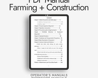Kubota Tractor Workshop Manual L175, L210, L225, L225DT, L260 | Digital Download