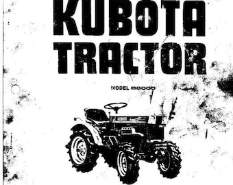 Onderhoudshandleiding Kubota Tractor B6000 (digitale download)
