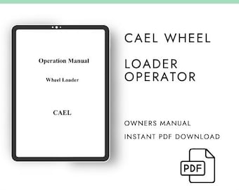 Instrukcja obsługi ładowarki kołowej CAEL w formacie PDF do pobrania w wersji cyfrowej