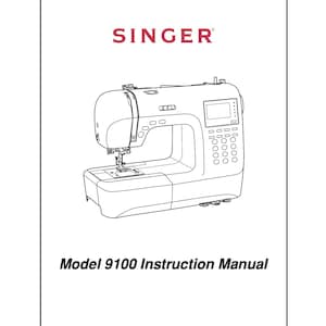 Singer 9100 User Instruction Manual Sewing Machine PDF Digital Download