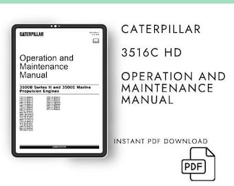 Caterpillar 3516C HD Operation & Maintenance Manual – PDF Digital Download