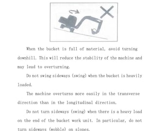 Manual de la excavadora hidráulica Digmaster DM200 (descarga instantánea en PDF)