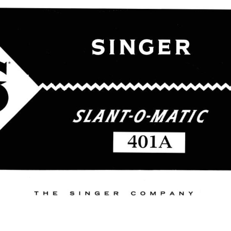 Singer 401 Sewing Machine - Etsy