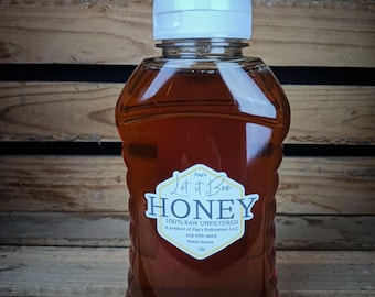 1 lb. raw unfiltered honey