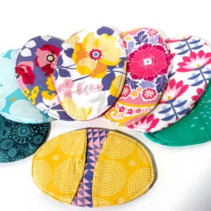 Finger Fabric Pot Holder, Mitten Hot Pad, Padded Fabric Trivet, Microwave Pot Holders, Small Finger Mitt