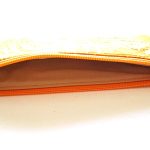 Padded Zipper Pouches, Cotton Batik Fabric Eyeglasses and Sunglasses Cases, Coin Purses image 4