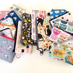 Estuches de tela para gafas con forma de gato, fundas acolchadas con cremallera, soportes para gafas de sol