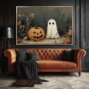 Halloween Black Cat Pumpkin Dictionary Art Print – Jack O’ Lantern Poster