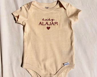 Embroidered Baby Onesie