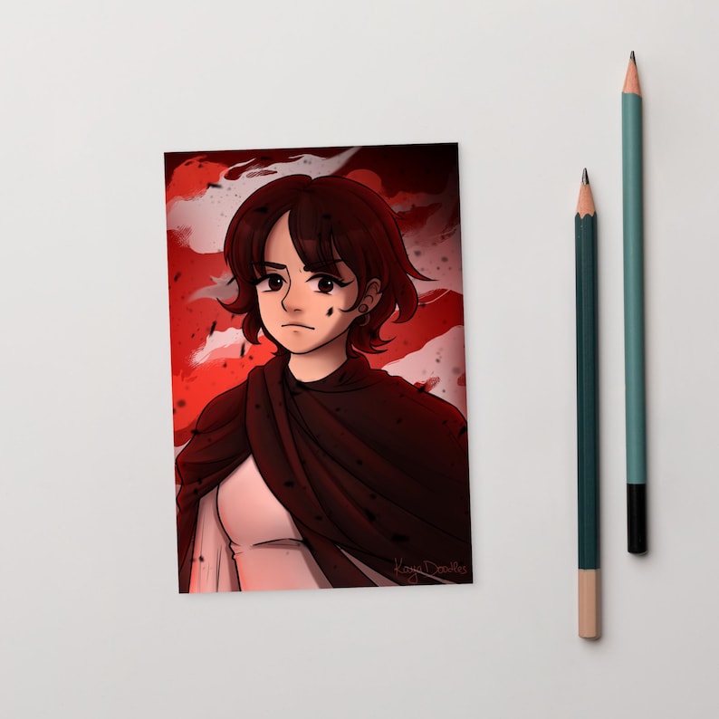 Vin - Mistborn - Fan Art Print - Etsy