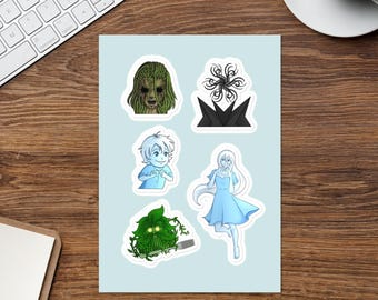 Personajes de Chibi Stormlight - Hoja de calcomanías