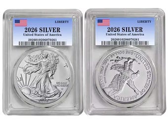 2022-2026 Moneta da 1 oncia da un dollaro USA "In God We Trust Liberty" di alta qualità, placcata in argento e custodia protettiva.