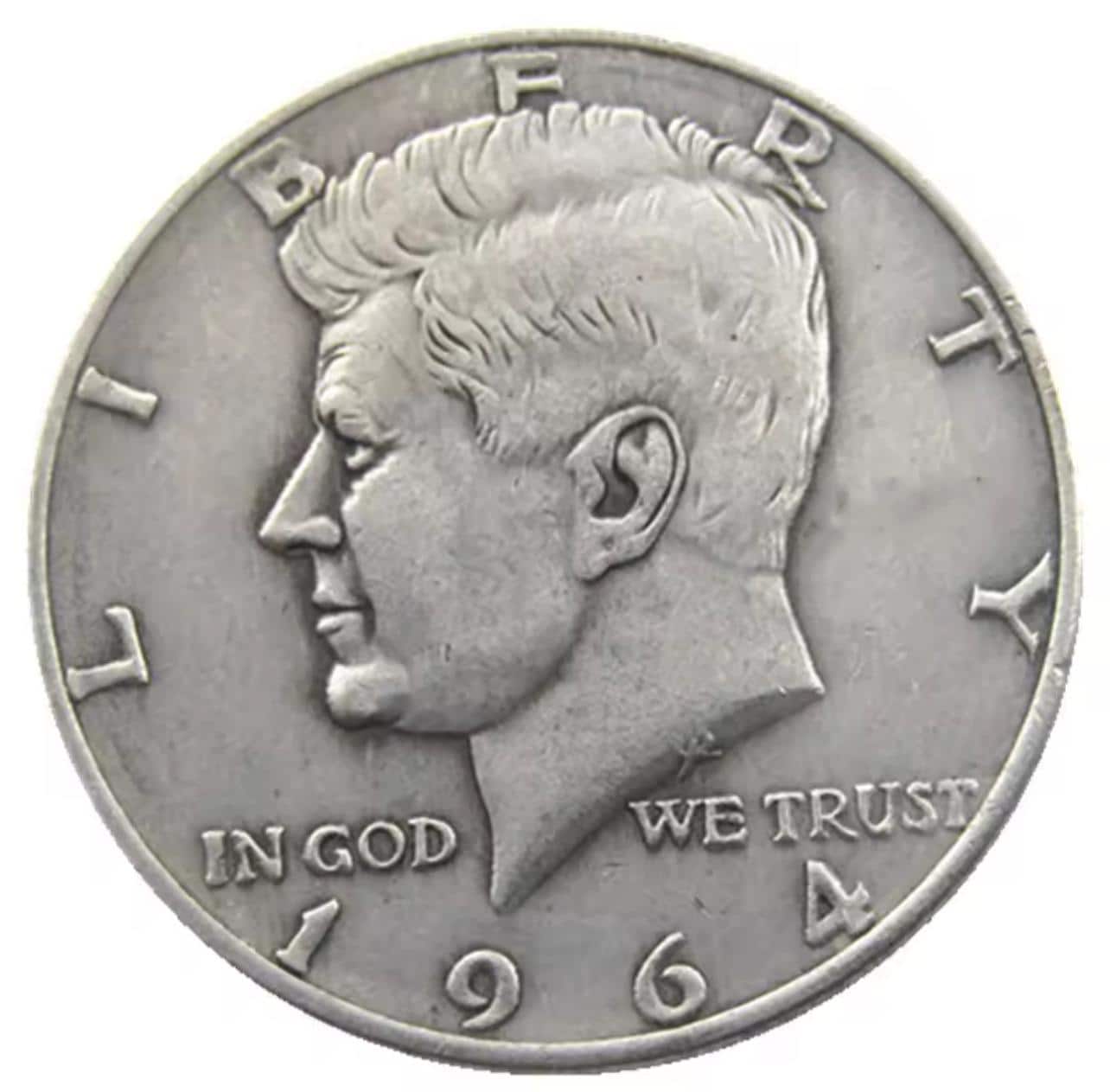 アメリカLIBERTYコイン　1964年クォーターダラー銀貨　　16枚 アメリカLIBERTYコイン 1964年クォーターダラー銀貨 16枚 - メルカリ