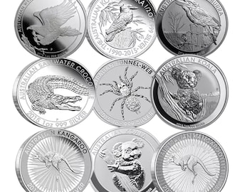 1oz australische hochwertige versilberte Münzen