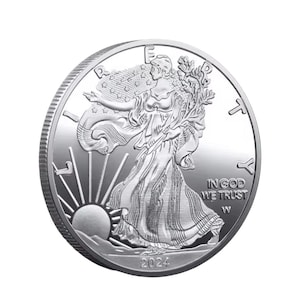 2021-2024 Silver Eagle Liberty High Quality Silver plated coin