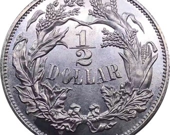 1859 USA Half Dollar High Quality Silver plated coin