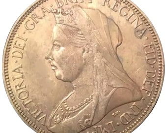 アンティークと思われるもの：ビクトリア女王時代、1844 年製 1 ペニー