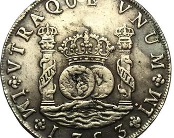 1776 スペイン 8 レアル「ピース オブ エイト」スペイン ドル銀貨