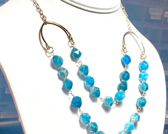 Apatite Double Strand Necklace