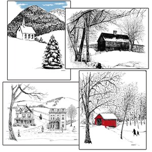 PROMOÇÃO Conjunto de notas de férias de inverno com 20