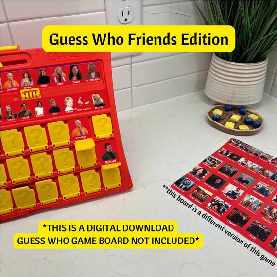 Guess Who Friends Edition Digital Download