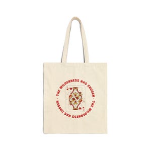 Yellowjackets Jutebeutel, Queen of Hearts Baumwoll-Einkaufstasche, TV-Thema Segeltuchtasche