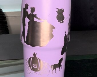 Customized Hydraquench 20oz Cinderella Tumbler