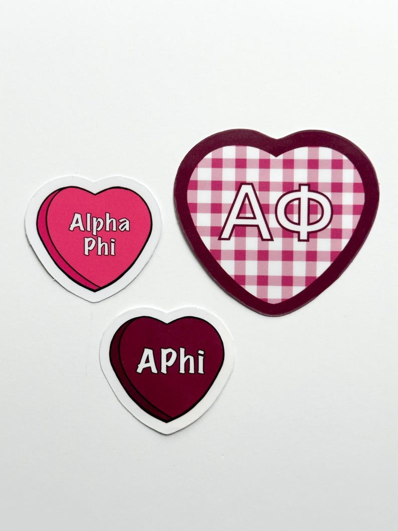 Alpha Phi Sticker Pack - Etsy