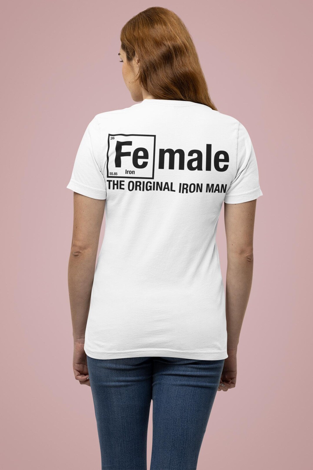 Female Shirt, Original Iron Man Tee, Female the Original Iron Man