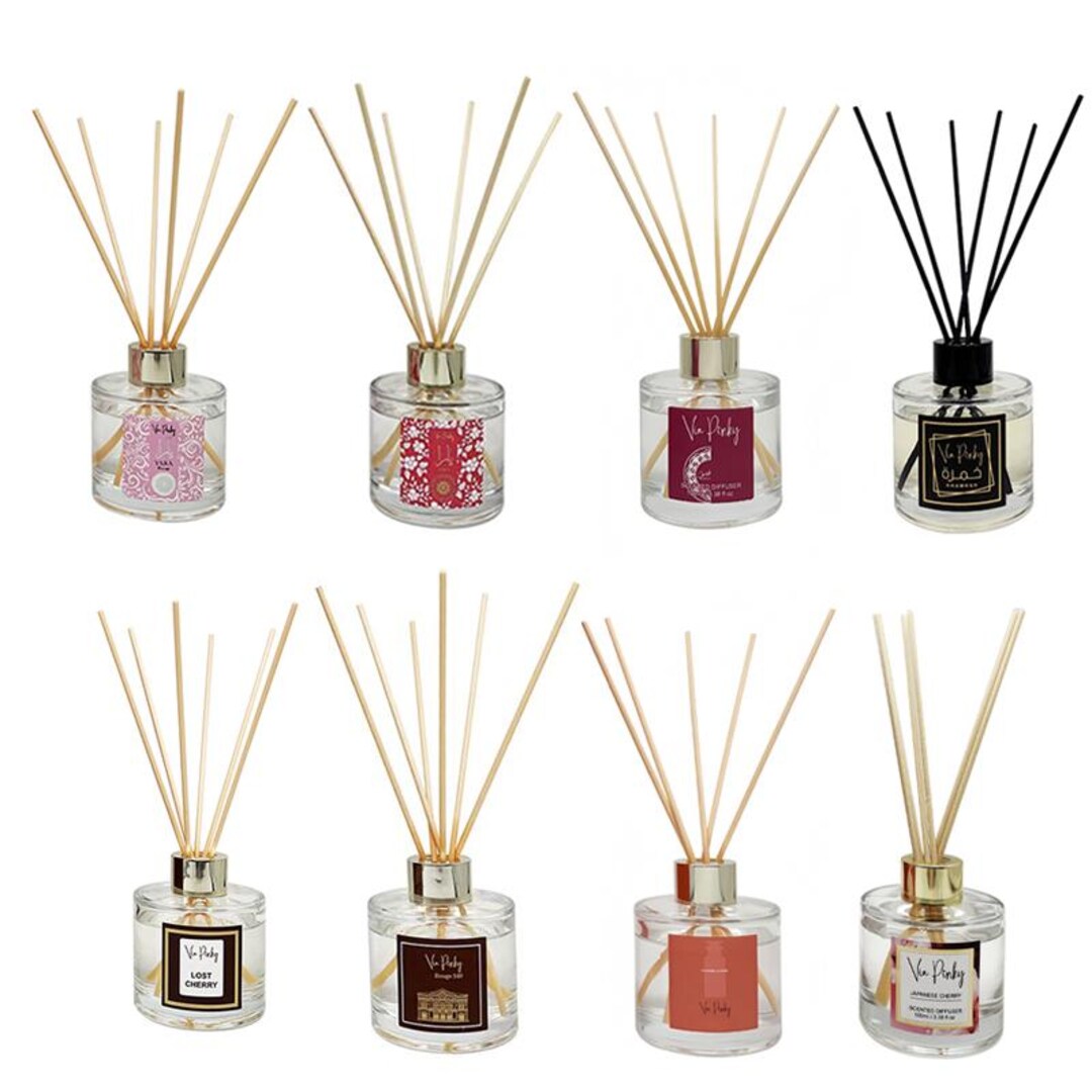 Reed Diffuser Set / 100ml / Floral Scent / Diffuser Stick Set, Suitable ...