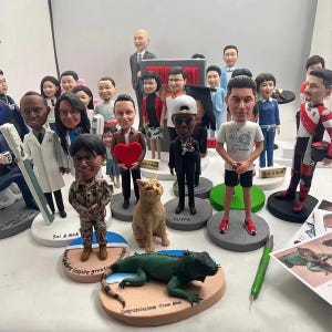 Muñeca de arcilla personalizada hecha a mano – Figura fotográfica personalizada