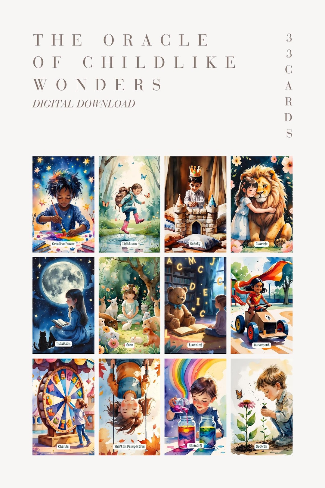 Oracle of Childlike Wonders – Inner Child Oracle | Printable Oracle ...