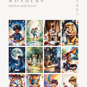 Puede incluir: Una descarga digital de "The Oracle of Childlike Wonders" con 33 cartas. Cada carta tiene una ilustración en acuarela con temas como la creatividad, la intuición y el crecimiento. Las cartas están diseñadas con un estilo caprichoso e imaginativo.