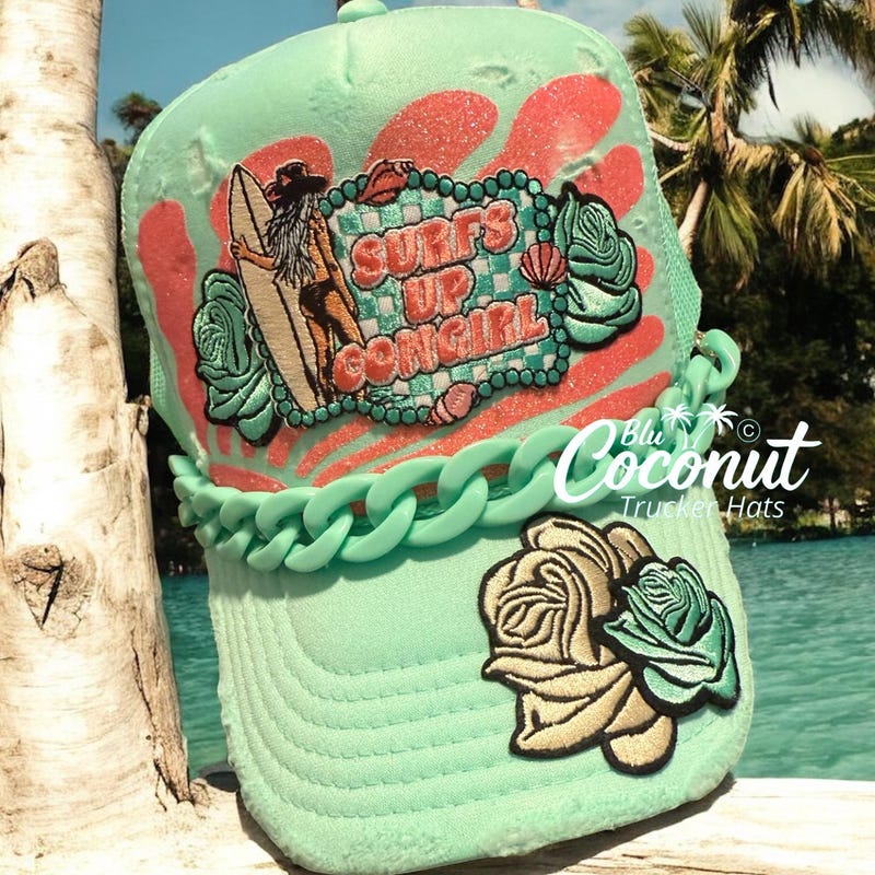 Surfs Up Cowgirl Trucker Hat