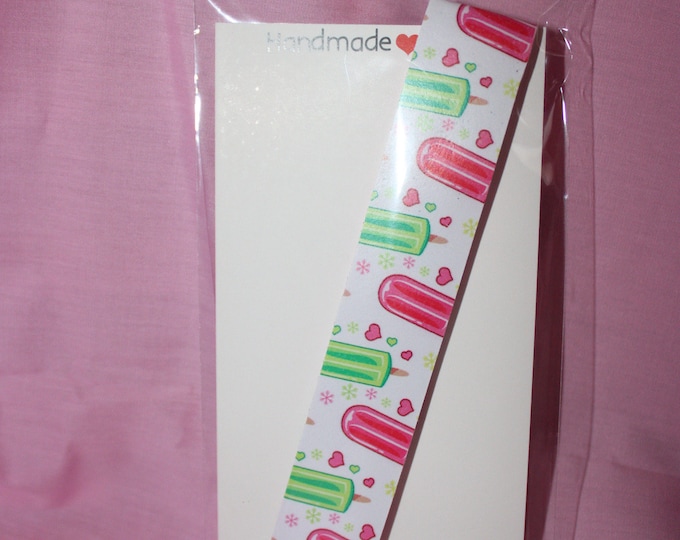 Summer Popsicle personalized wristlet