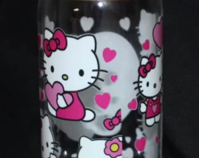 16 oz Hello Kitty Glass Tumbler