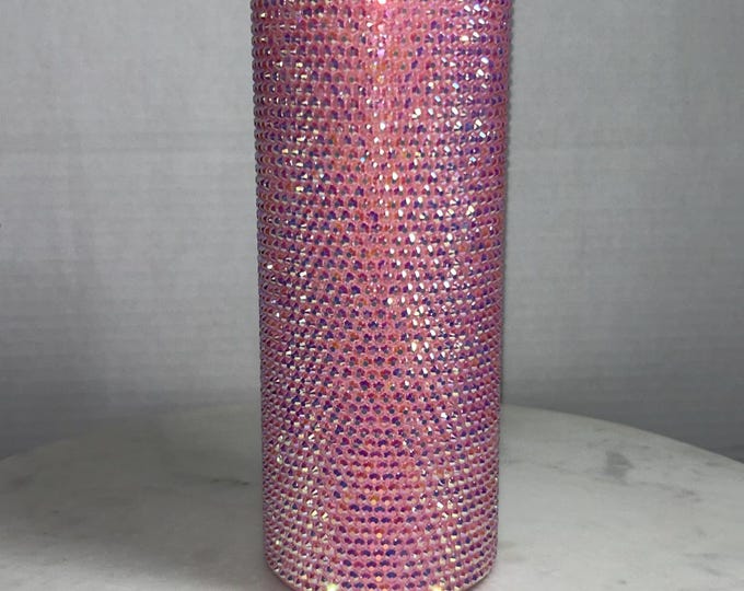 Rhinestoned 20 oz tumbler