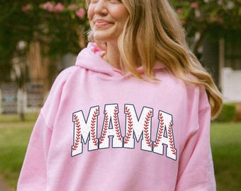 Baseball Mama Shirt, Game Day Raising Ballers Tee, Retro Mom Sweatshirt Hoodie