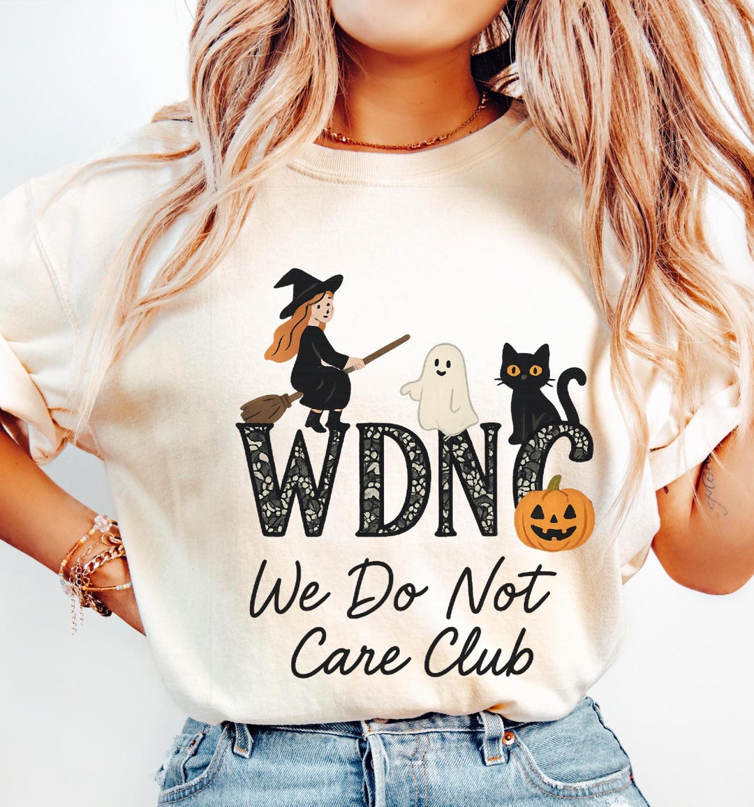 Halloween Witch Cat Comfort Colors Shirt: Spooky Season Tee - Etsy