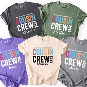 Custom Cousin Crew T-Shirts: Matching Family Reunion Shirts