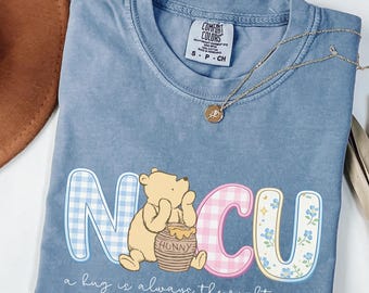 Comfort Colors® NICU-verpleegkundige shirt, trendy Nicu-verpleegkundige cadeau, schattig nicu-shirt, NICU-verpleegkundige waardering, shirt babyverpleegkundige