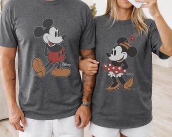 Moletom vintage do Mickey Mouse da Disney, suéter retrô para férias.
