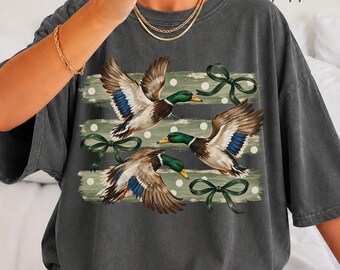 Mallard Duck Shirt, Vintage Duck Comfort Colors Tee, Hunting Shirt, Waterfowl T Shirt, Outdoorsman Gift, Duck Hunter Gift