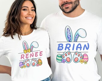 Personalized Easter Bunny Toddler Sweatshirt: Custom Name Shirt