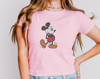 Camiseta retro de Mickey Disney para bebé, camiseta clásica de Mickey para bebé, camisetas de Magic Kingdom, camiseta clásica de Mickey para bebé, camiseta de Mickey Mouse estilo Y2K de los 90